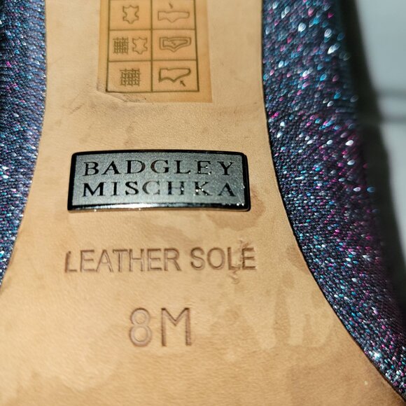 Badgley Mischka Sparkly Multicolor Heels - Picture 4 of 4